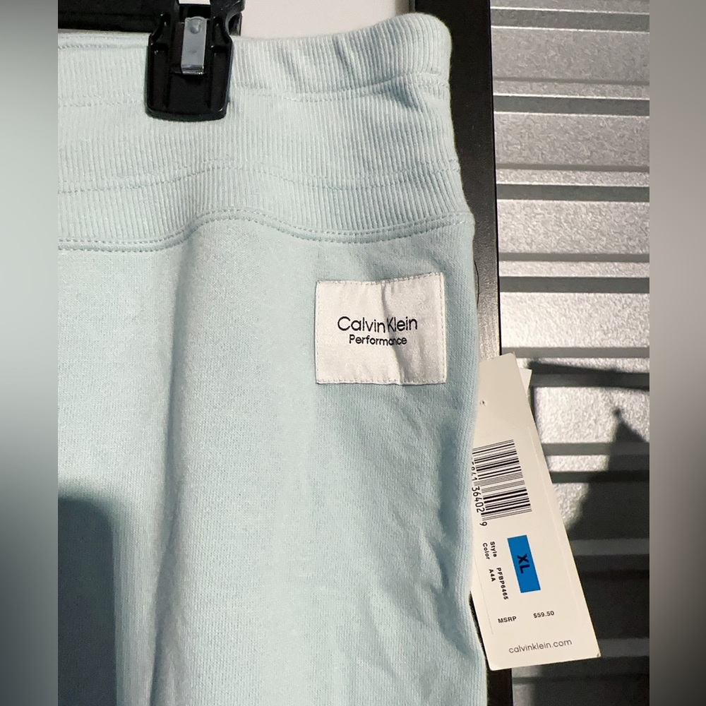 Calvin Klein baby sky blue active pants sweatpants joggers trousers NWT - Picture 2 of 5